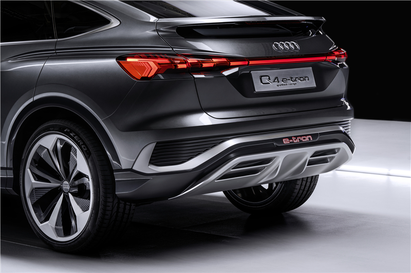 奥迪Q4 Sportback e-tron概念车首秀 WLTP续航450km