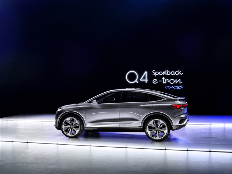 奥迪Q4 Sportback e-tron概念车首秀 WLTP续航450km