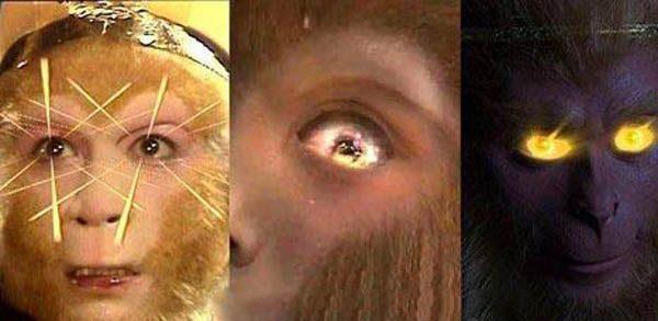 悟空出生时眼运的两道金光虽然长得跟我们想象中的火眼金睛很像,但是