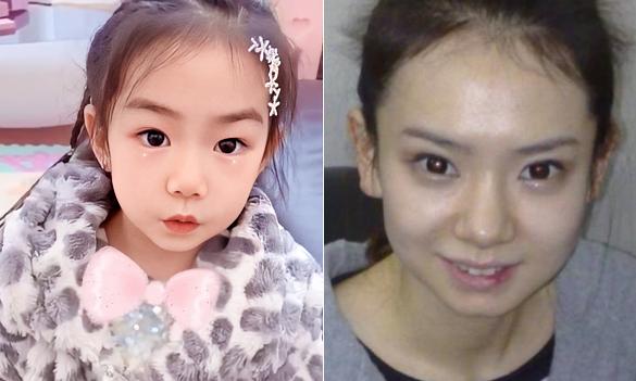 戚薇10年前旧照被疯传,素颜下的五官,确定不是长大后的lucky?