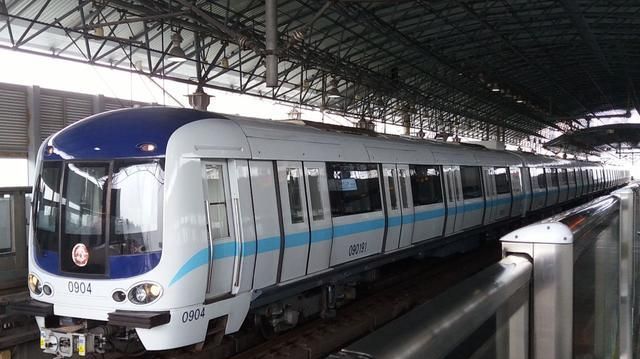 上海建设的新地铁线共设26座车站列车采用6节编组a型