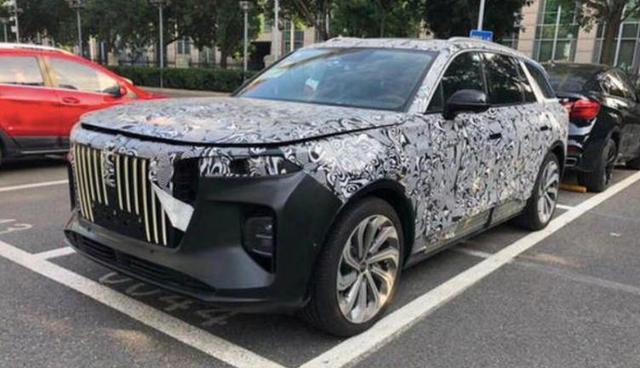 红旗ehs9最新路试谍照曝光豪车范儿十足