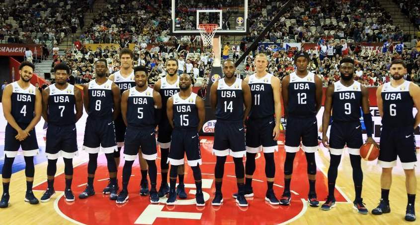 美国梦一队有多可怕?场均赢对手44分,首发五虎个个是传奇巨星