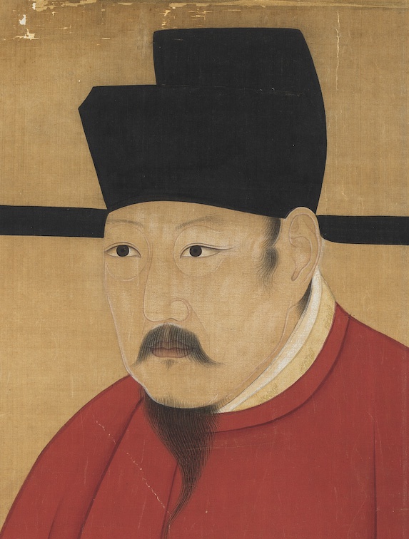 古作赏析宋仁宗坐像轴