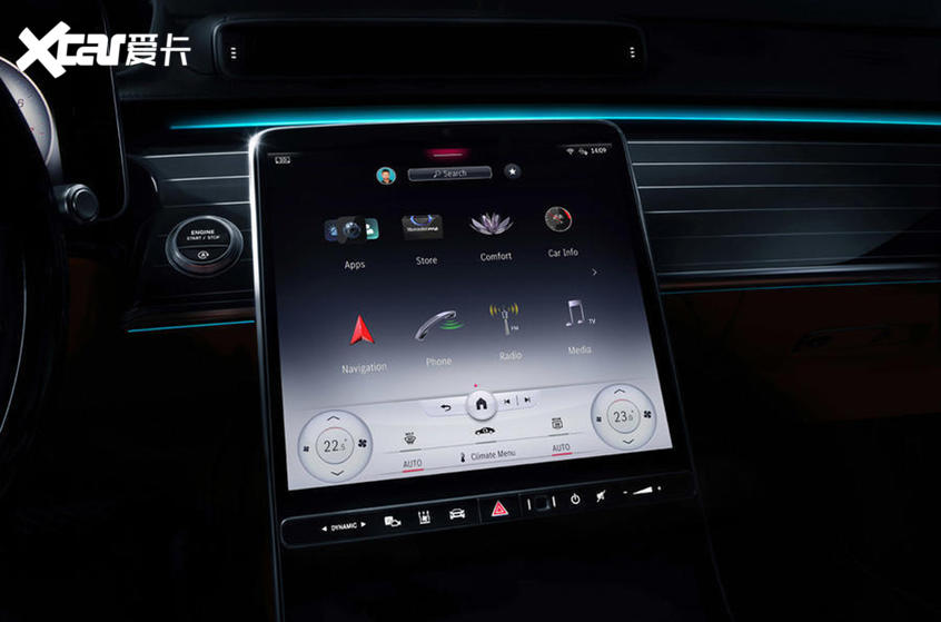 新一代奔驰S级更多信息 MBUX系统更强大