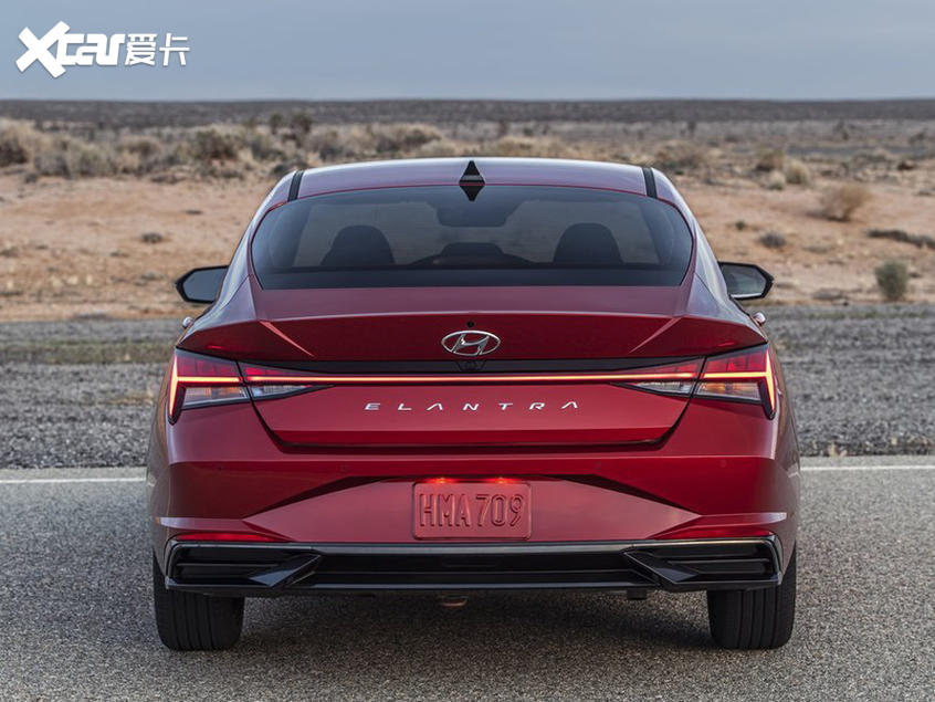 现代Elantra N Line预告图 搭运动套件