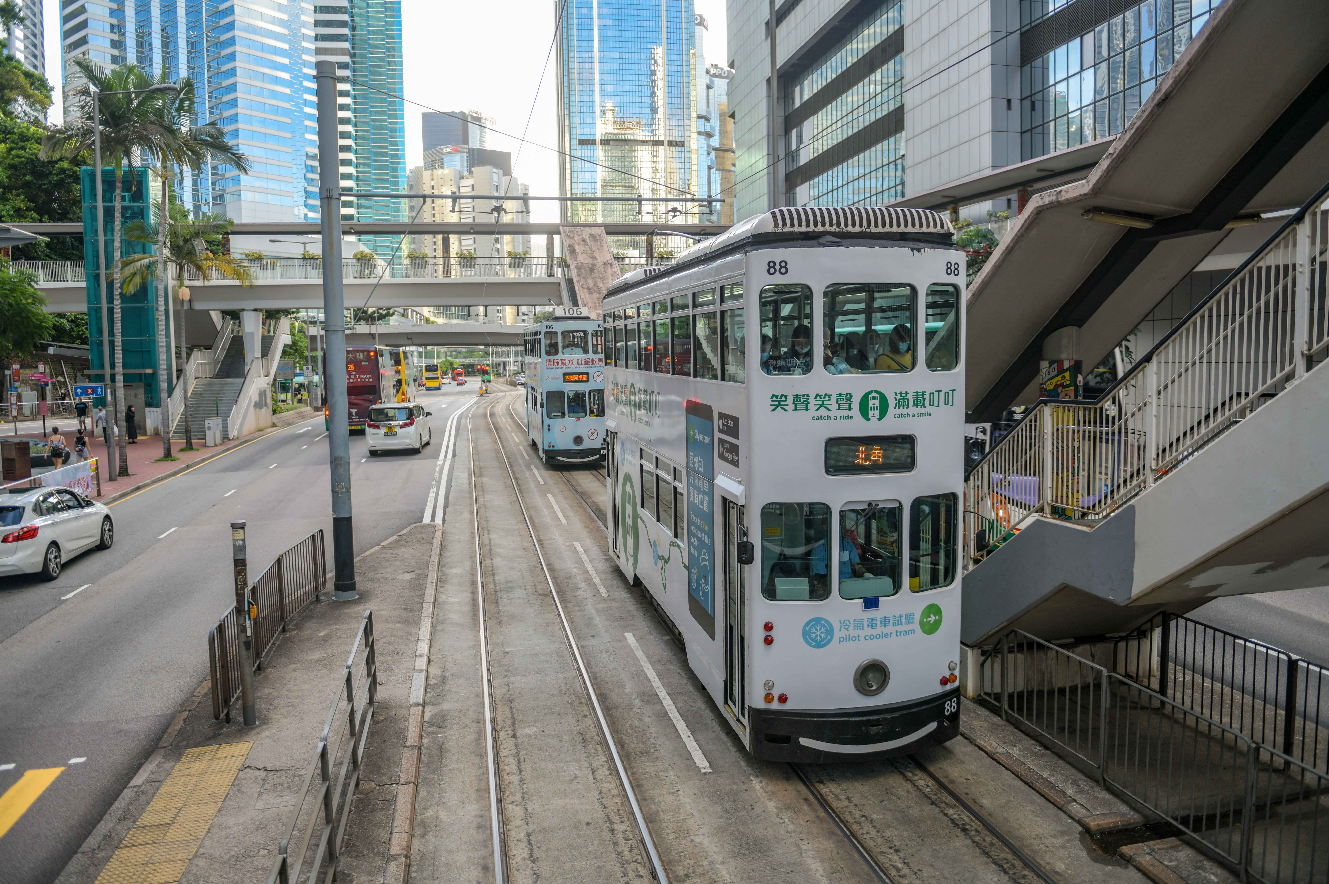 香港街景。