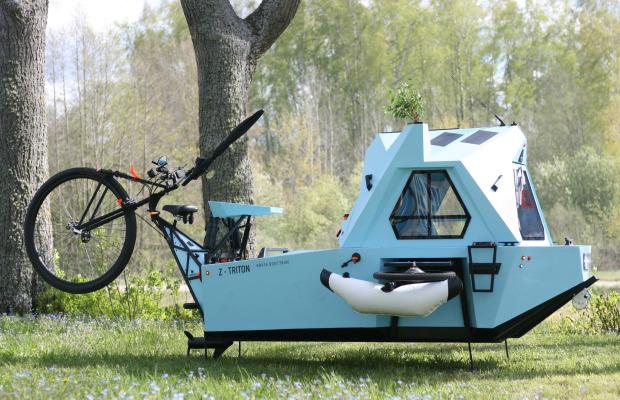 可以上山下海探险露营，这么酷的两栖自行车，需要多少钱？