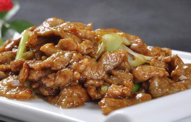 美食精选黑椒牛柳炒里脊肉酸汤肥牛卷蜂蜜苦瓜