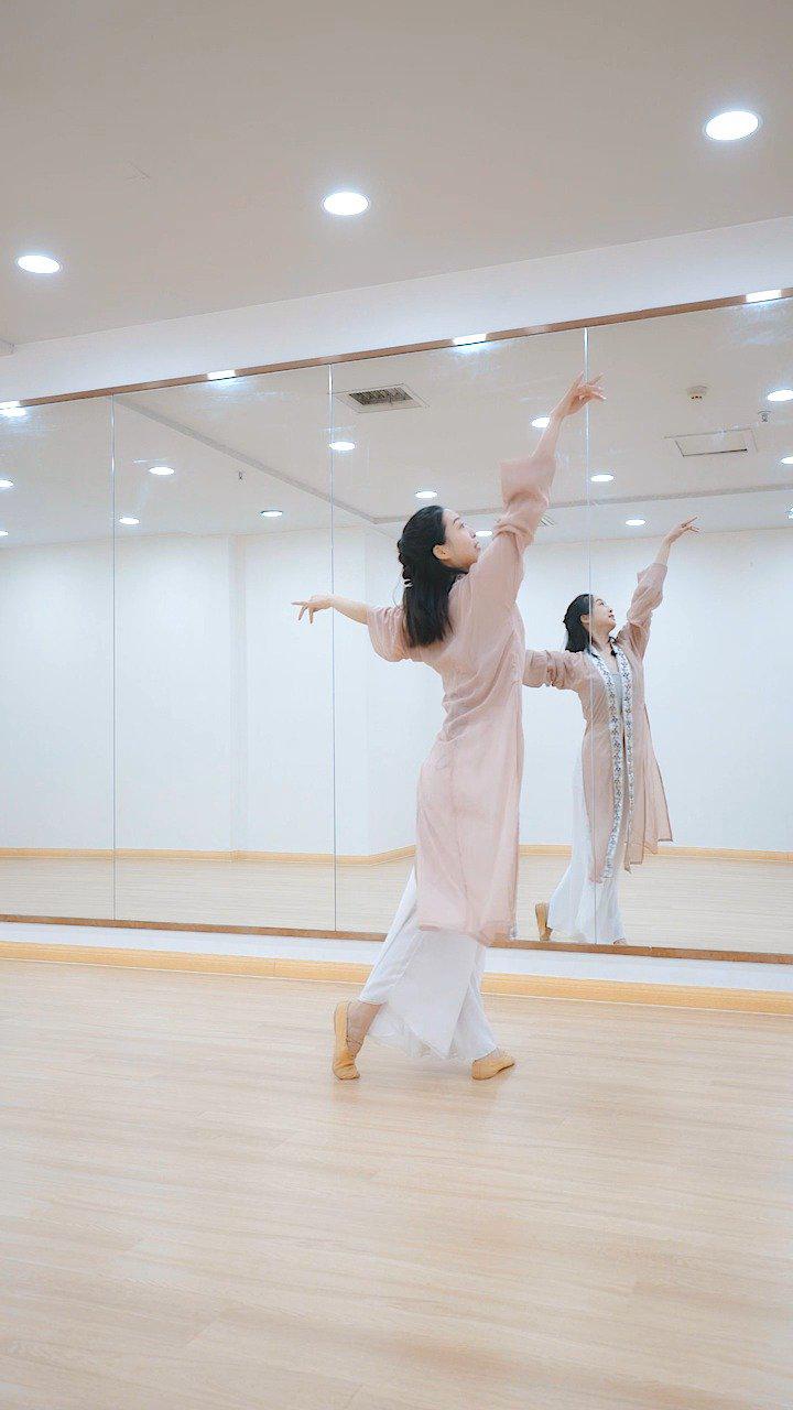 中国舞《书简舞》分解教学,跟着口令教学记动作