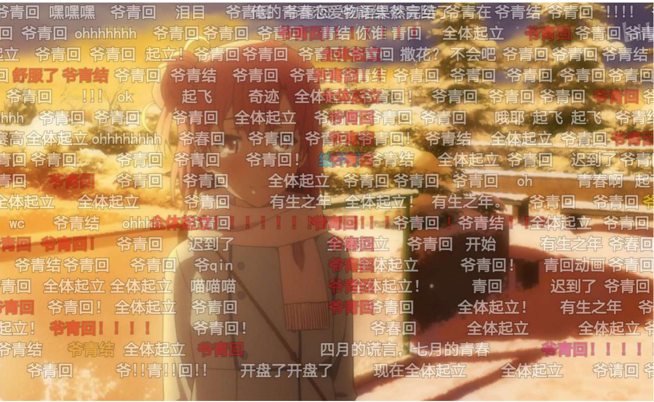 春物第三季开播小町感恩八幡落泪弹幕全是爷青回