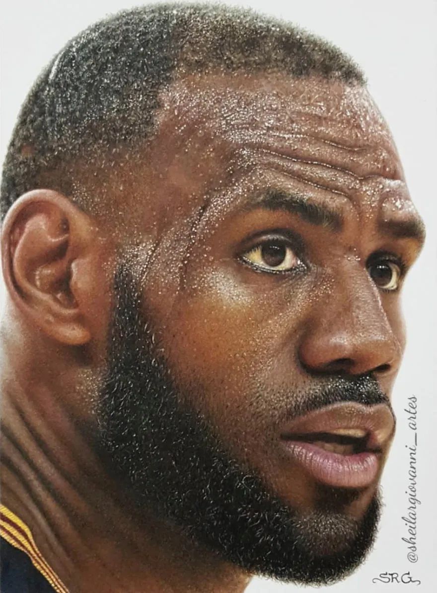 真正大神级彩铅画家,看到第一幅肖像画,就让人心服口服了