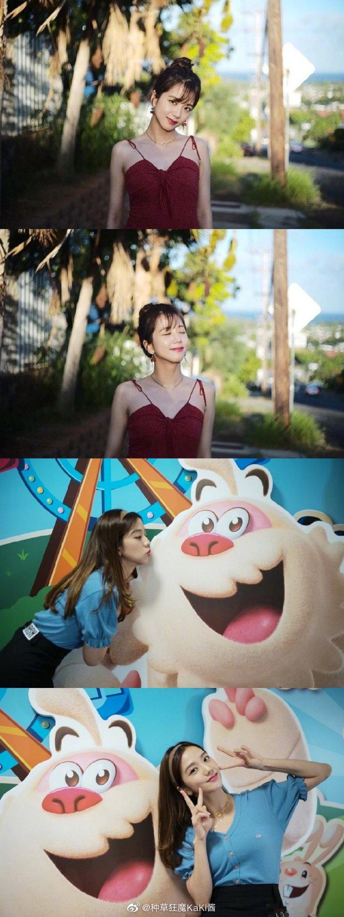 blackpink金智秀的旅行look ,温柔甜美的夏日女友即视感