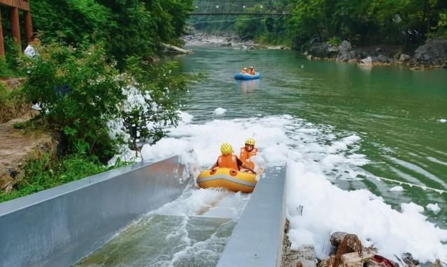 「创建天府旅游名县」广元朝天雪溪洞峡谷漂流激情开漂!