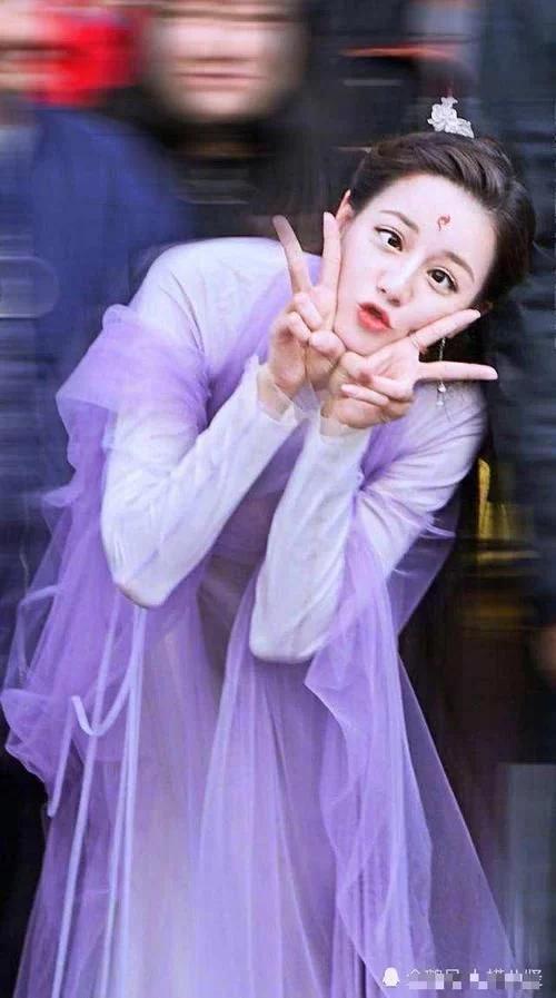 当迪丽热巴杨紫郑爽穿上紫色古装你觉得谁最美呢