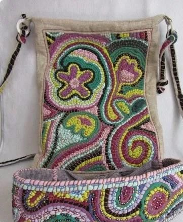 旧衣服剪成了布条用针线缝起来竟然还可以这么好看附教程