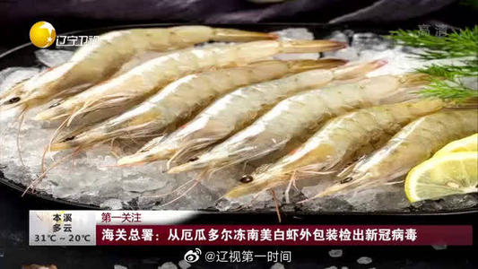 继新发地三文鱼以后:厄瓜多尔冰冻白虾,也被检测出了新冠病毒