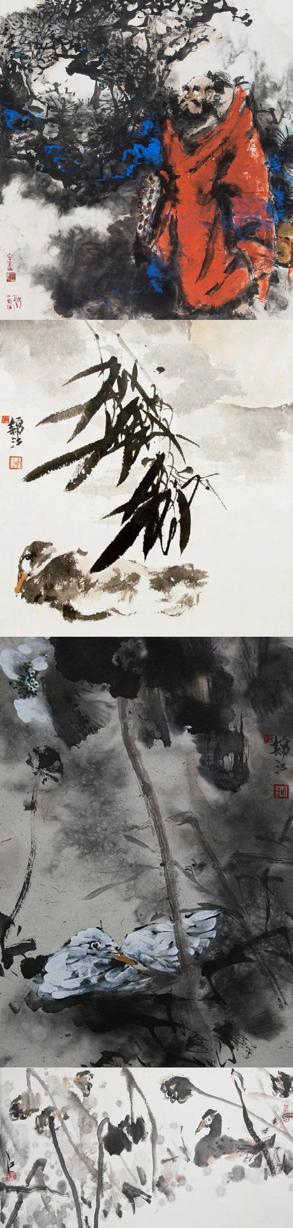 徐锦江 张馨予 宁静 孙俪 潘粤明 绘画水平有目共睹