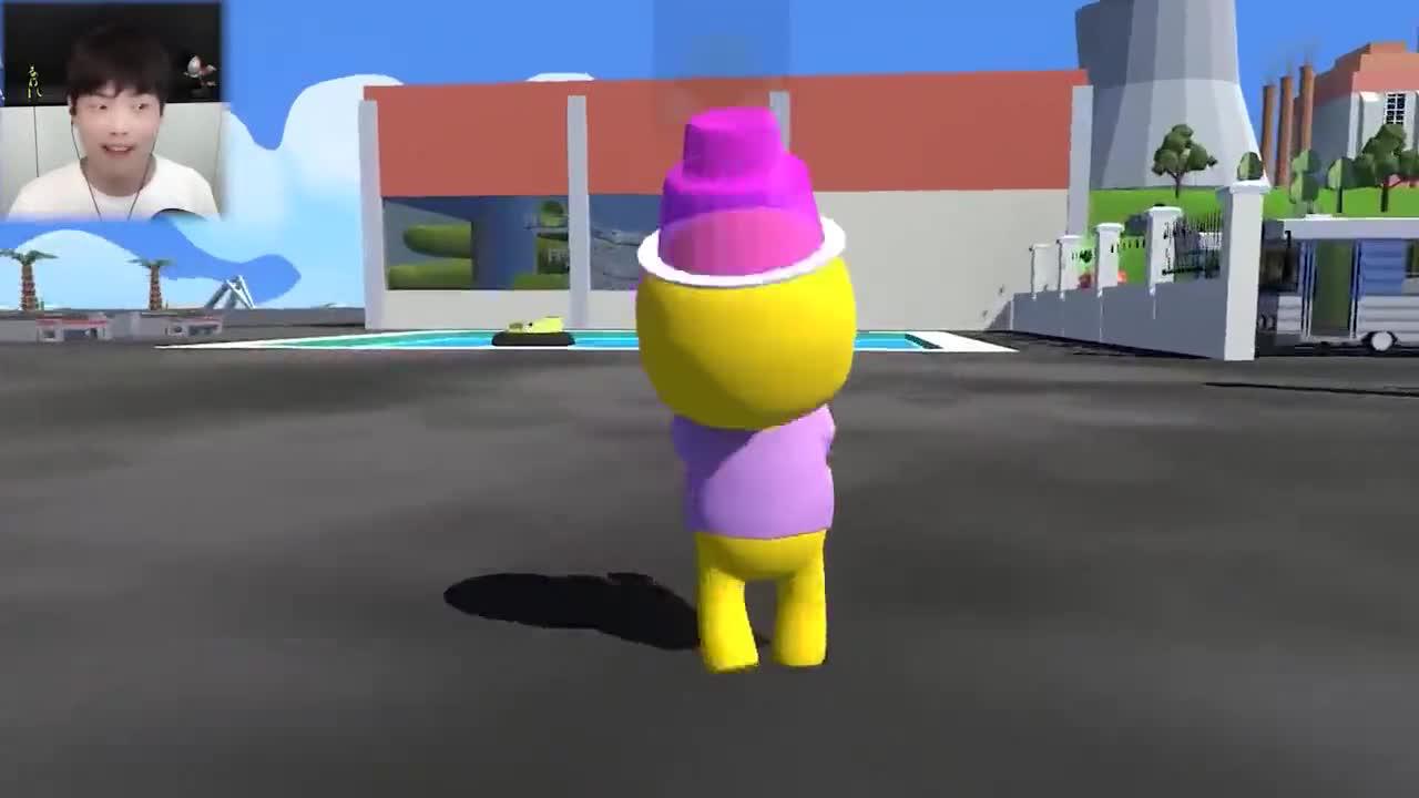 欢乐小镇 我和桃子精坐过山车结果我没有系安全带 屌德斯桃子精