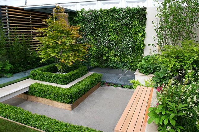 20㎡左右的面积也能做成花园,这么设计就不显得面积小