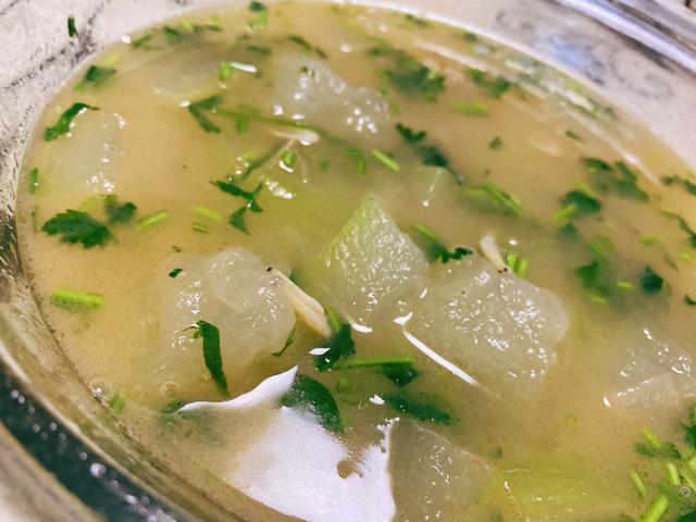 减肥好菜:味道超鲜的海米冬瓜汤,清热祛暑,利尿又消肿