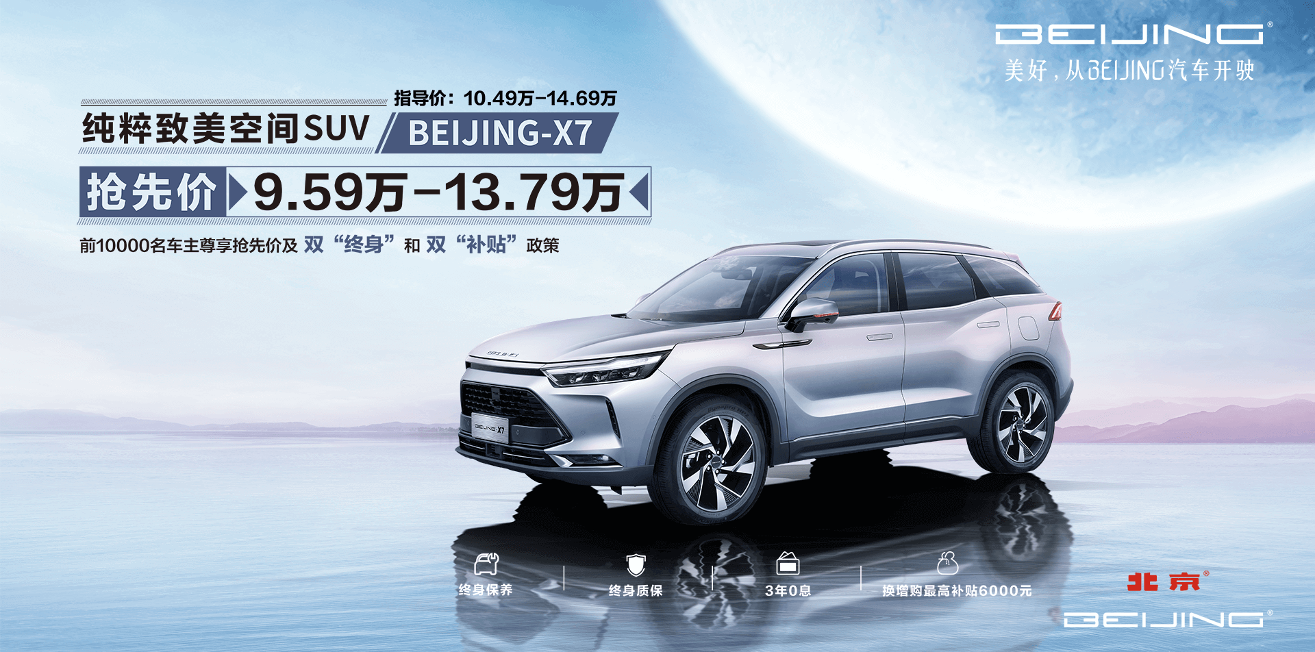 主推7DCT 致尚版 BEIJING X7燃油版购车手册