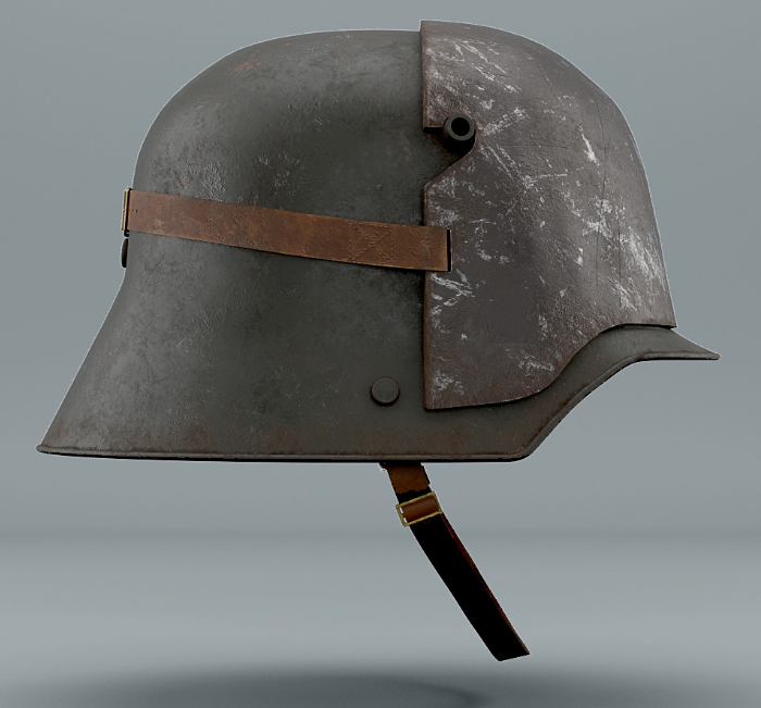 日耳曼士兵的标准件德式钢盔的发展历程