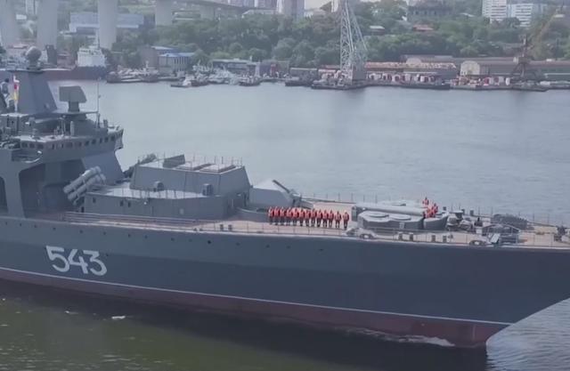 大修4年华丽转身俄军1155型驱逐舰升级成功后更加无畏