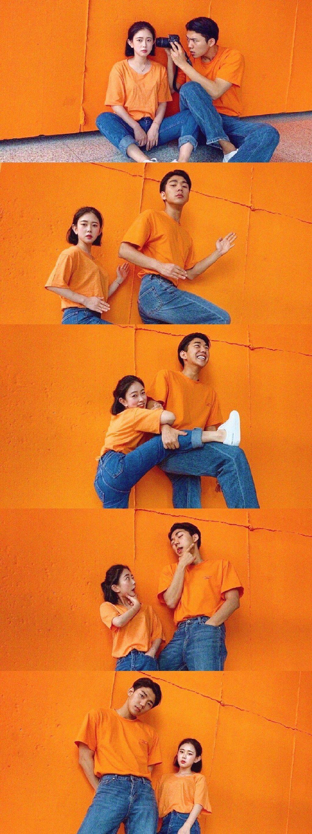 情侣合照姿势一览是心动啊对你莫名的心跳