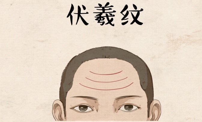 一,伏犀纹通常情况下,额头上的纹路是有一定说法的.