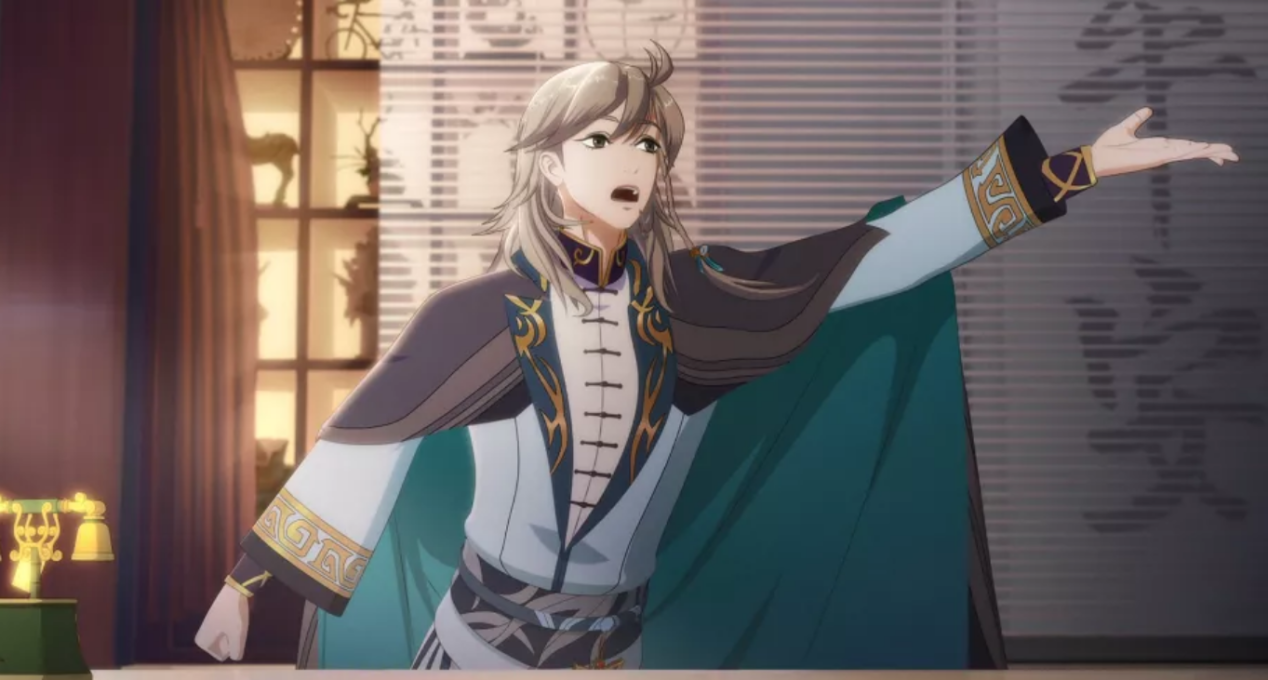 出道之后的左云起与其他主要角色楼主,豫王,李克,范爱国,谢凉一起组成