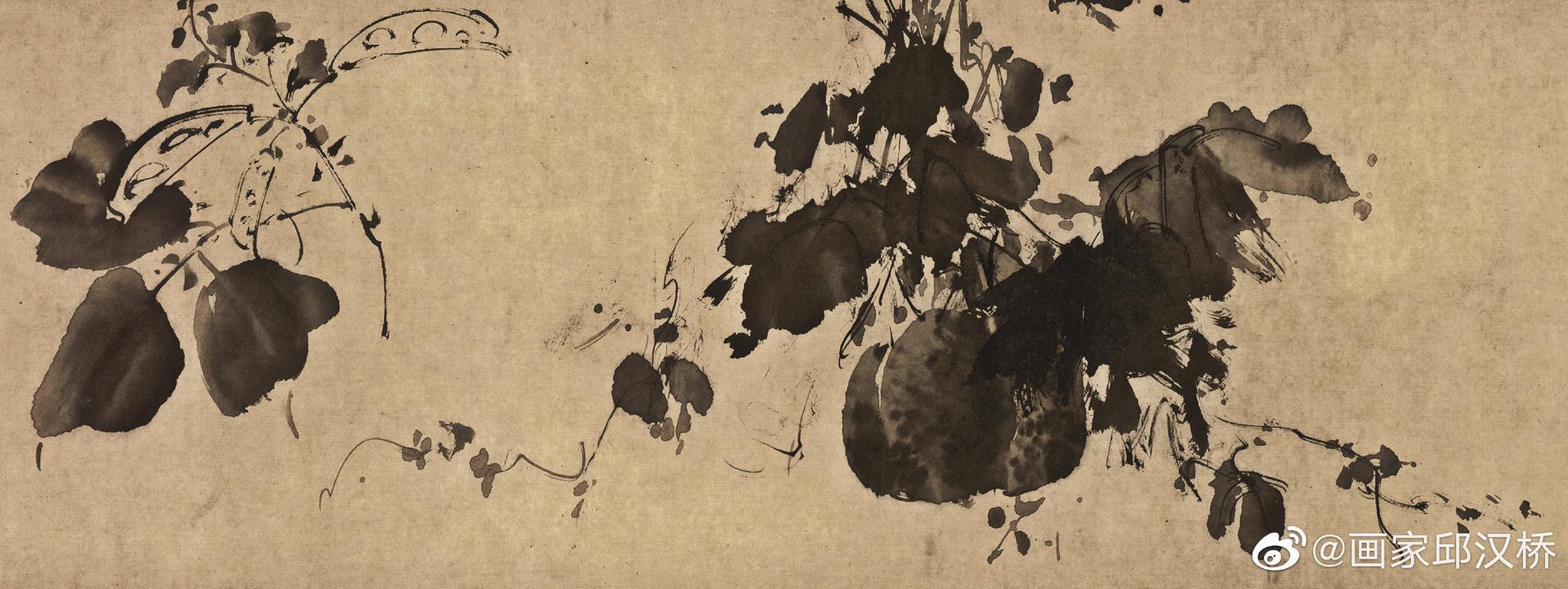 《杂花图》,明代,徐渭,纵30厘米,横1053.5厘米