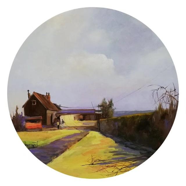 中国当代印象派画家罗文油画作品赏析