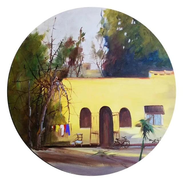 中国当代印象派画家罗文油画作品赏析