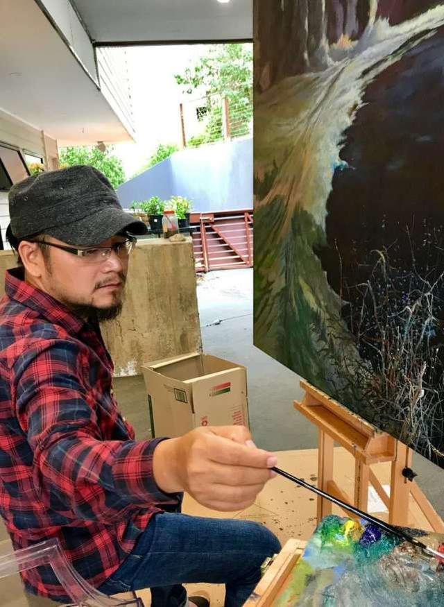 中国当代印象派画家罗文油画作品赏析