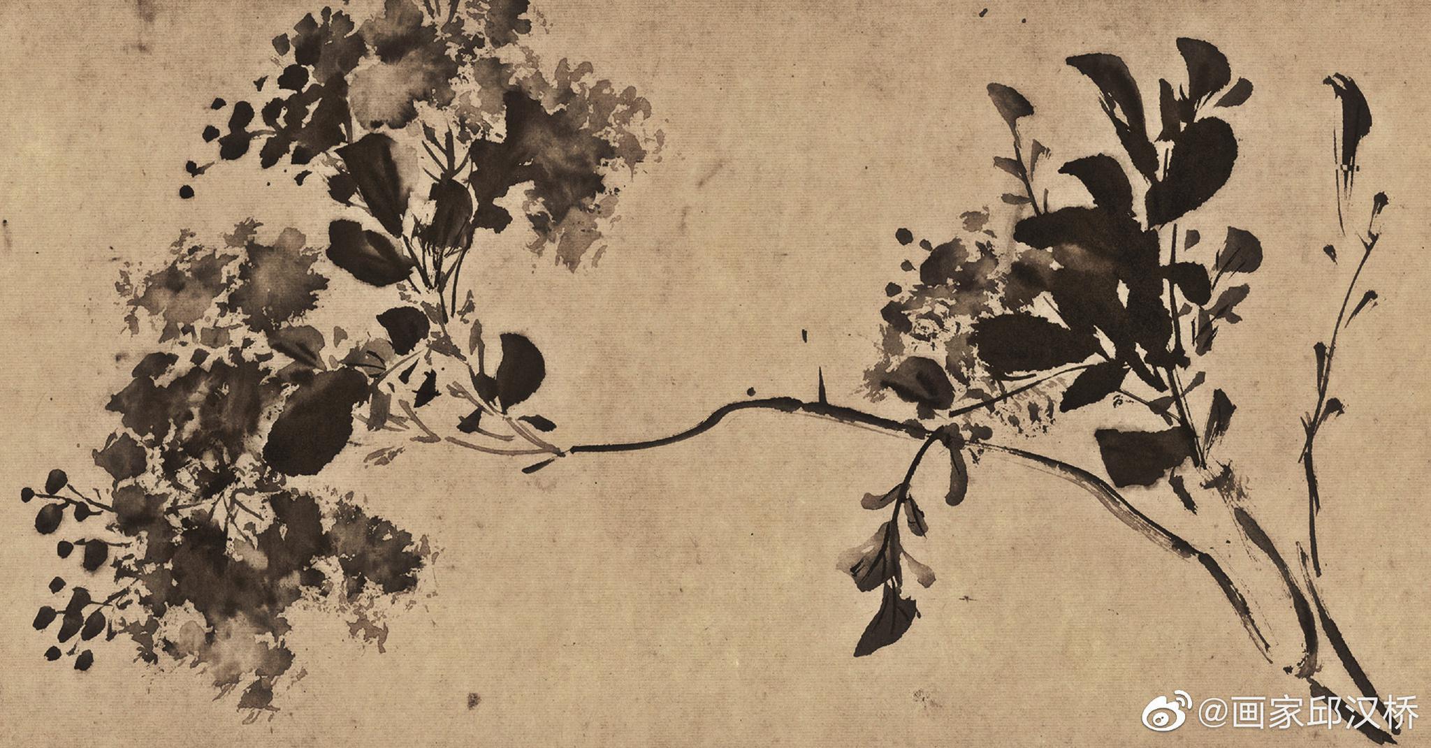 《杂花图》,明代,徐渭,纵30厘米,横1053.5厘米……|徐渭|杂花图_新浪