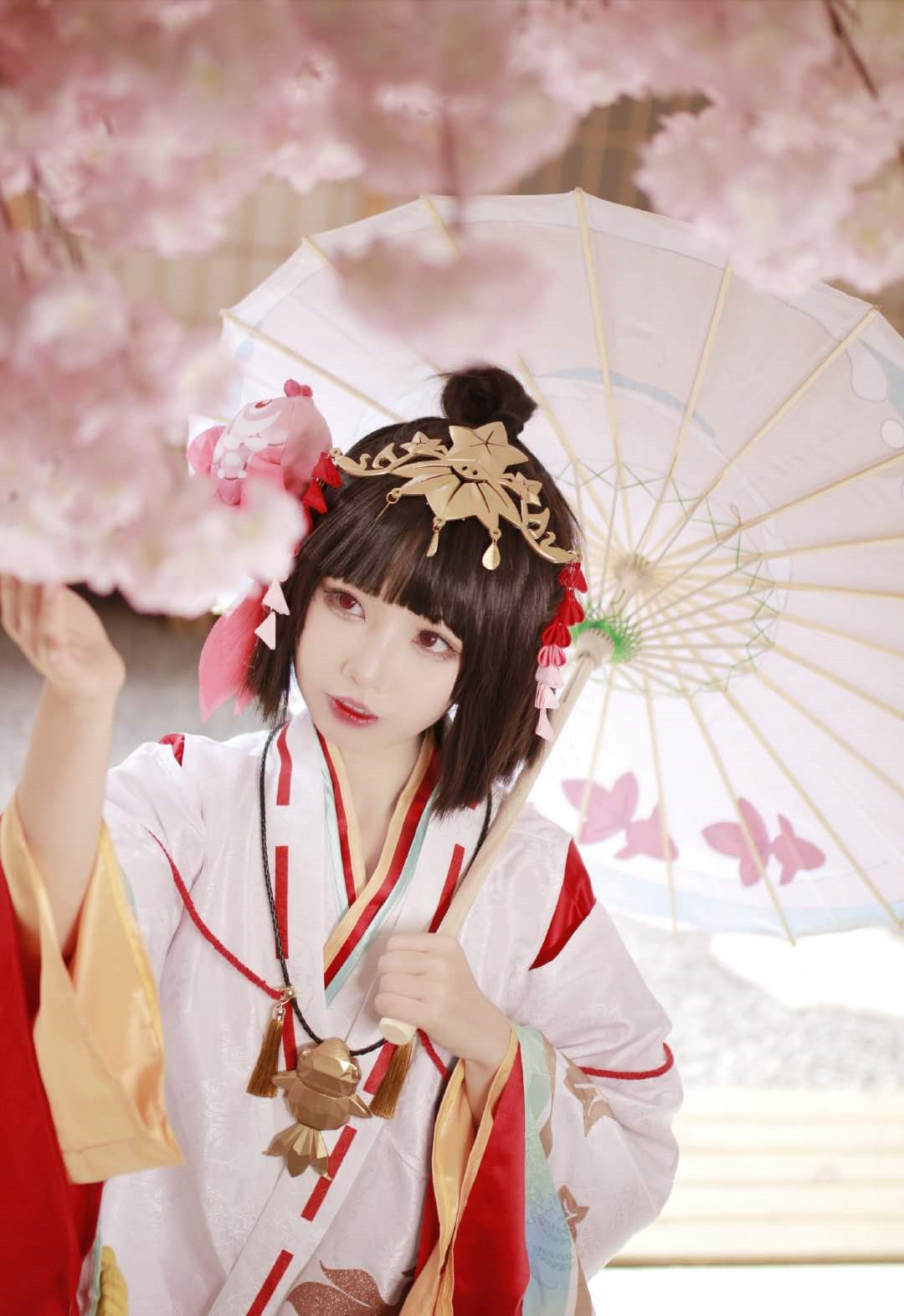 阴阳师神乐cos好像掉进了温柔海里