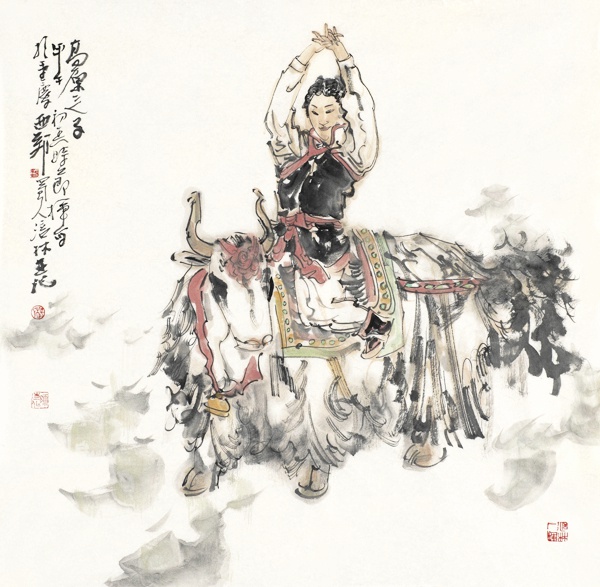 名家品评杨涪林的中国人物画创作