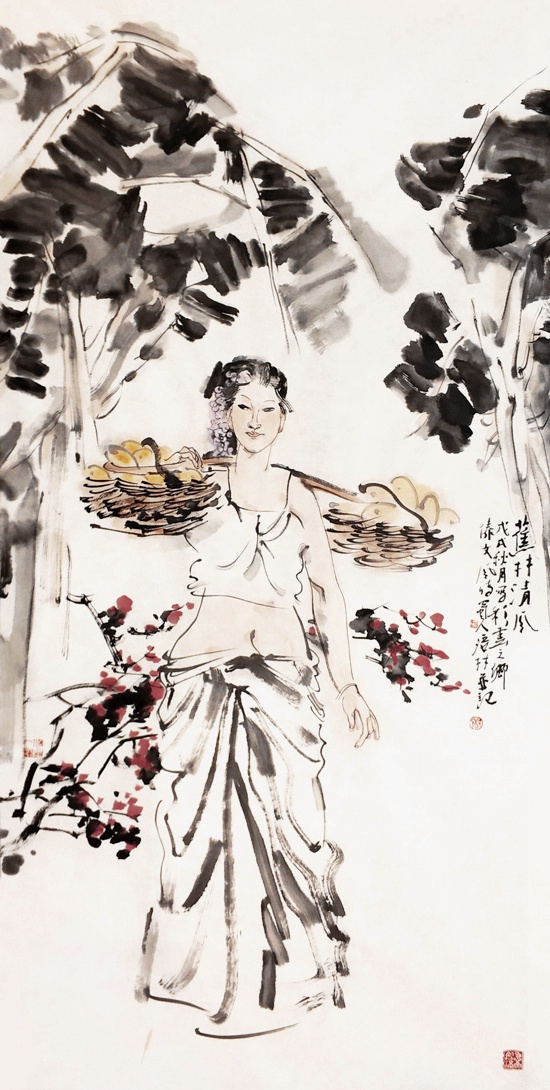 名家品评杨涪林的中国人物画创作