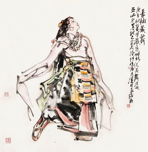 名家品评杨涪林的中国人物画创作