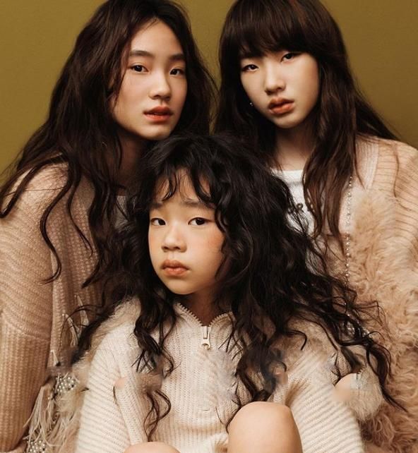 小s三女儿拍大片,三姐妹各有特色,许曦文神似女星金高银