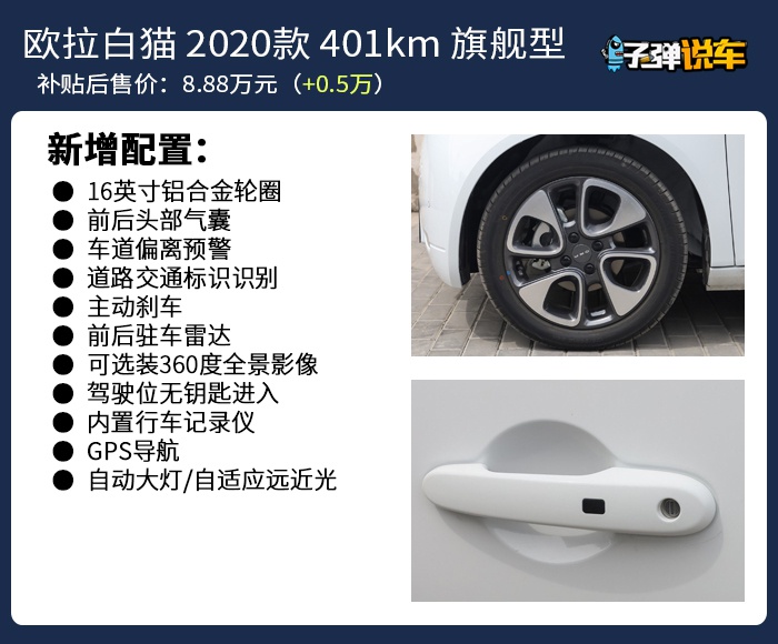 子弹说车丨7.58万起售续航401km，欧拉白猫哪款值得买？