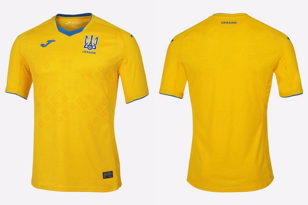 乌克兰国家队2020/21年主客场球衣发布