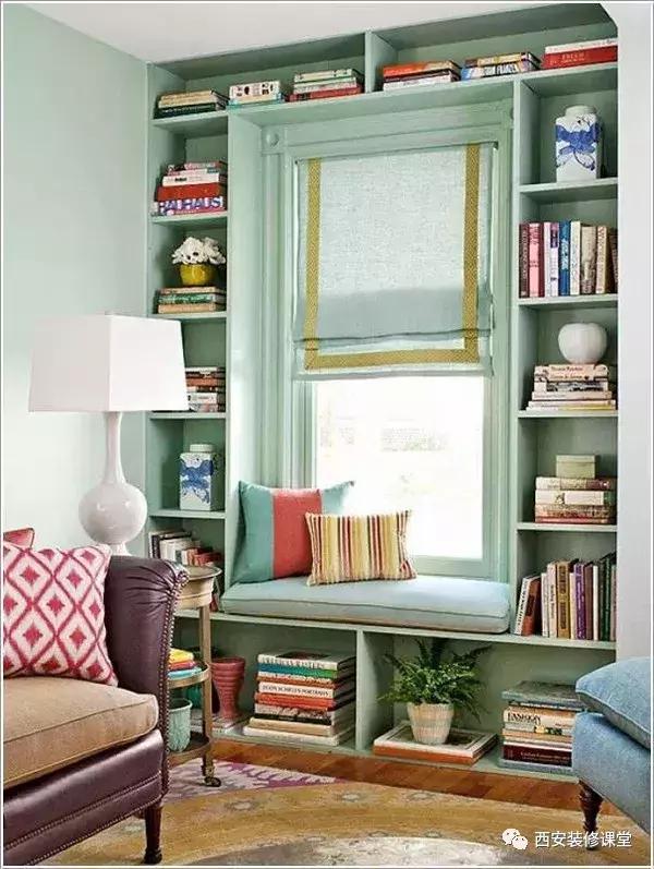 窗户下面做收纳和书桌,完美