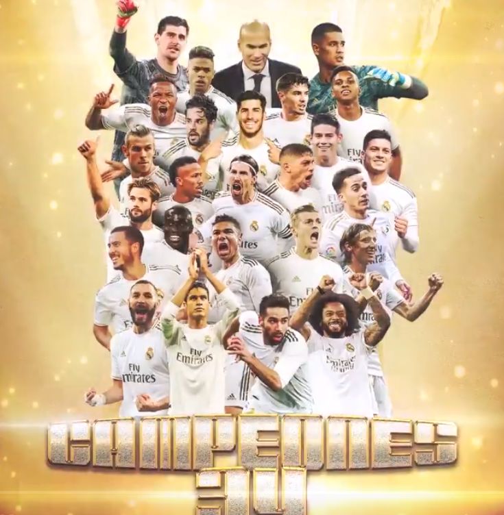 官方发布夺冠海报,全队像孩子一般疯狂释放情绪|皇马|巴萨|西甲_新浪