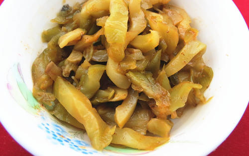 浙江海宁特产"斜桥榨菜",脆嫩可口,你吃过吗?