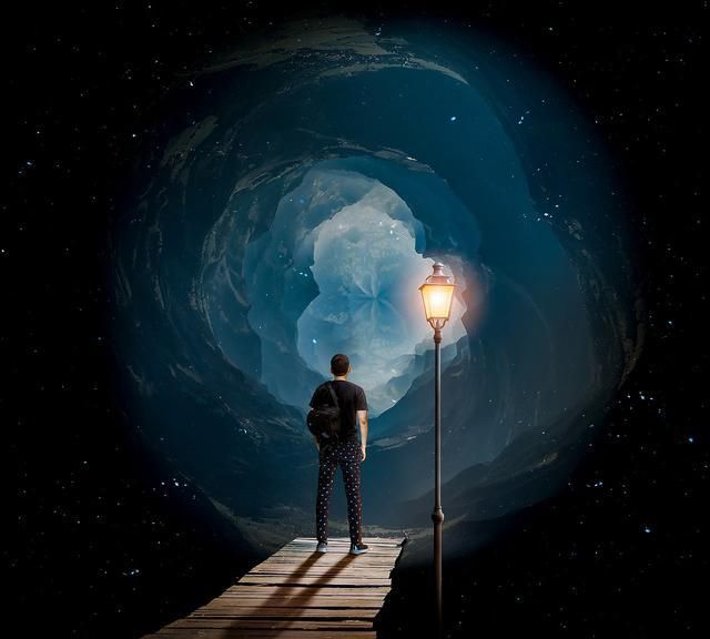 成气泡曾经灿烂过这个宇宙前后都是永恒的孤寂原来宇宙不过是一场梦境