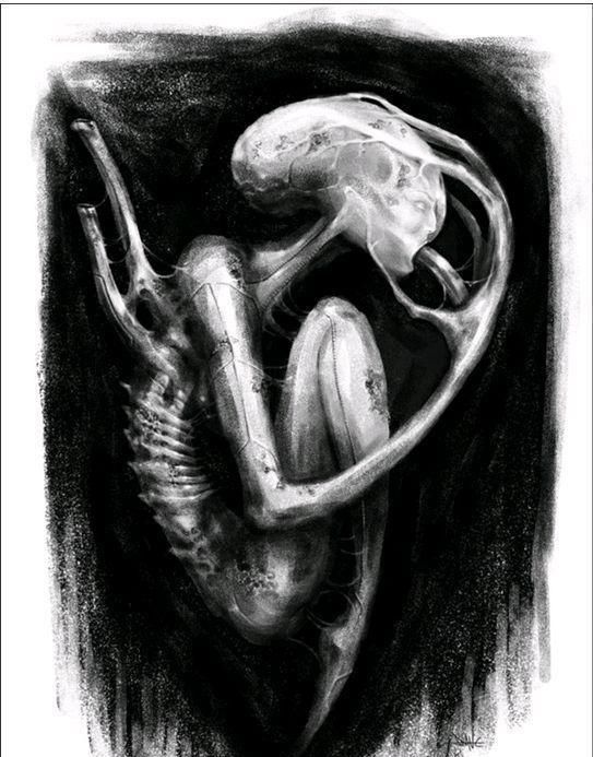 《异形》:漫画赏析,大卫手稿,概念设计,恐怖而精彩的故事