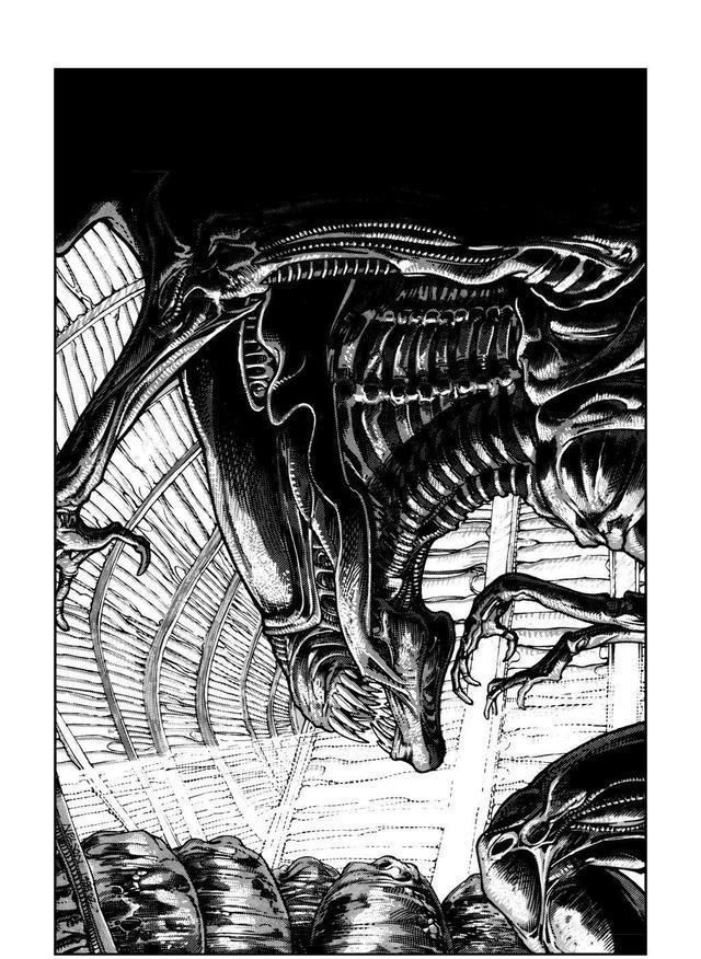 《异形》:漫画赏析,大卫手稿,概念设计,恐怖而精彩的故事