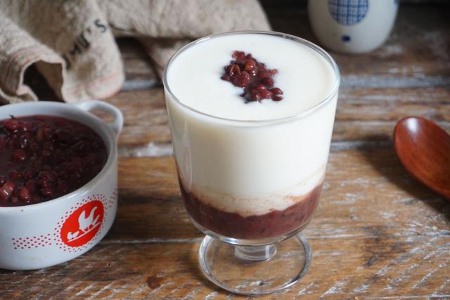 低脂低卡无糖红豆酸奶,减肥喝它也不长肉,教你自制酸奶和红豆沙